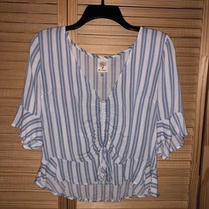 Striped Crop Top